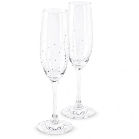 Swarovski Champagne Glass Set