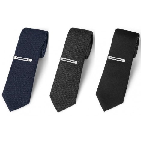 Swarovski Wool Ties with Clip