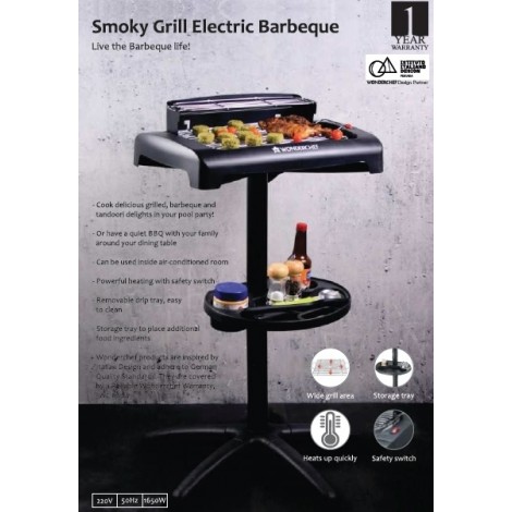 Wonderchef Smoky Grill electric barbeque