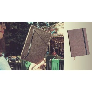 Eco friendly cotton linen cover notebook