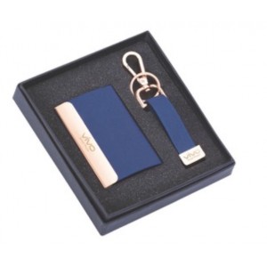 Card holder key chain gift set