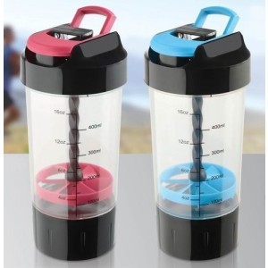 Blizzard gym protein shaker with mixer handle