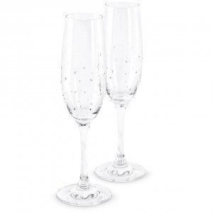 Swarovski Champagne Glass Set