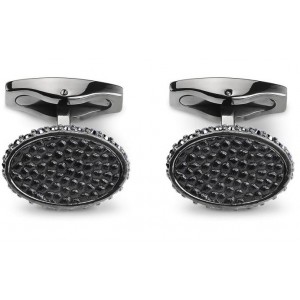 Swarovski Gun metal Cufflinks