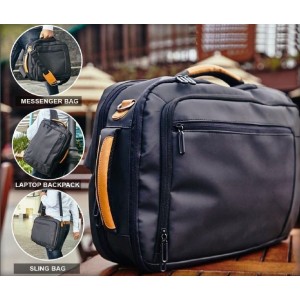 Italian PU Business bag with Overnighter